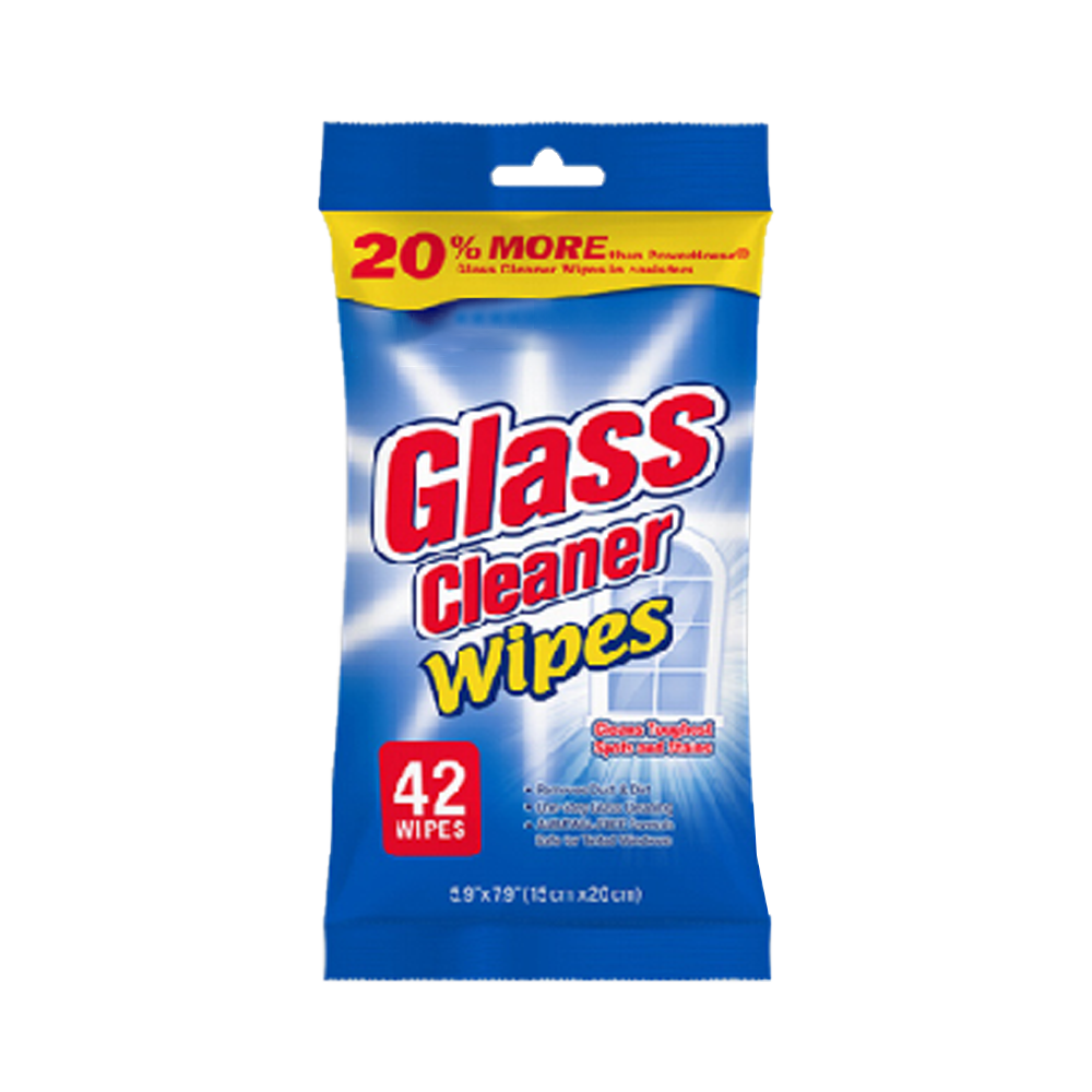 Portable Travel/household Glass screen Cleaning wipes