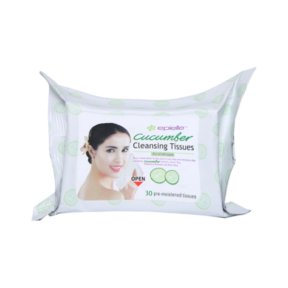 travel 30 Counts Face Cleansing Tissues Wipes 