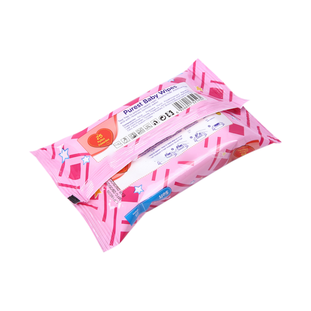 25PCS Portable Baby Cleansing Wipes 