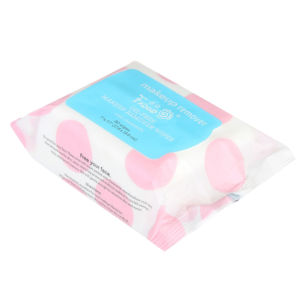 Oil-free Makeup Remover Wipes for All Skin Types