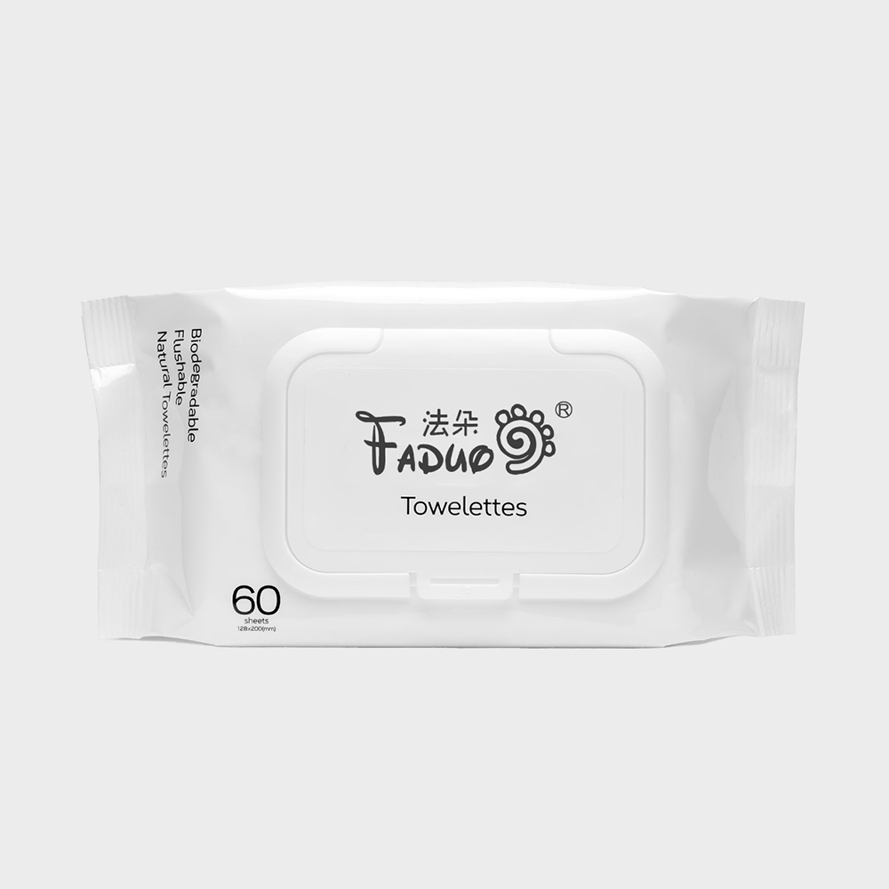 FADUO Biodegradable Flushable Natural Wipes