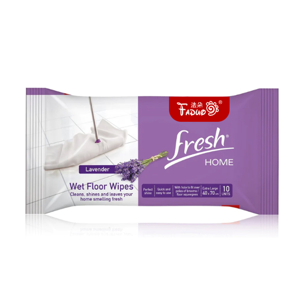 10 Count Lavender Scent Floor Wipes